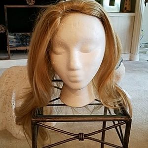 Beautiful hair piece turns into a ponytail